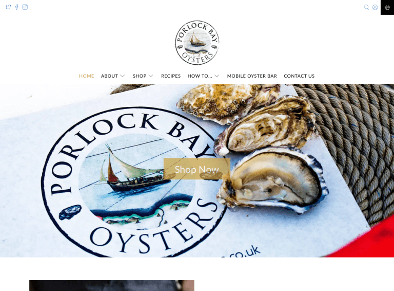 Porlock Bay Oysters
